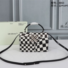 Off White Top Handle Bags